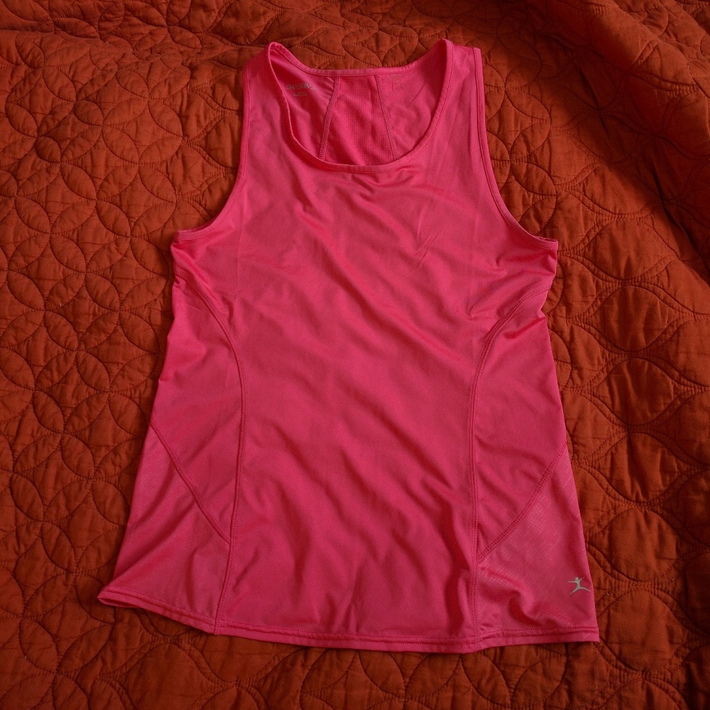 Hot pink Danskin sleeveless workout top